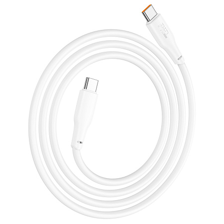 Кабель Type-C на Type-C, HOCO, X93, 1м, 100W, белый