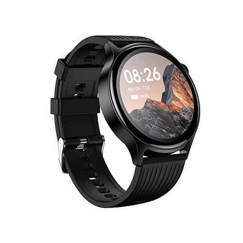 Умные часы Y46 Smart watch Hoco с поддержкой звонков, поддержка функции поиска (Find My) на телефонах Apple, черные